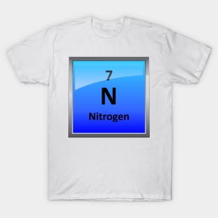 Nitrogen Element Tile - Periodic Table T-Shirt